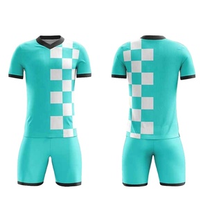 Ensemble de maillot de football blanc à col en V et manches courtes, rayé, anti-humidité, 100 % polyester, pour hommes adultes, toutes saisons, coupe athlétique - Product Image 5