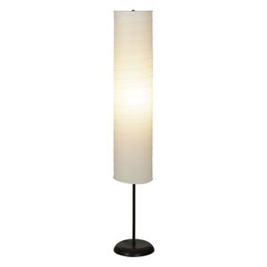 Bohemian Collapsible <b>Floor</b> <b>Lamp</b> with Ricepaper Ivory <b>Shade</b> - Product Image 2
