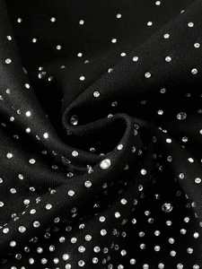 เสื้อยืดแขนยาวสไตล์โกธิคพิมพ์ลายเพชรระยิบระยับสำหรับผู้ชาย รุ่น Rainbow Spray Cropped  ตกแต่งด้วยคริสตัล - Product Image 4
