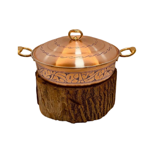 Olla de cocina redonda de diseño admirable con tapa, olla de aluminio de calidad superior a un precio y diseño atractivos. - Product Image 1