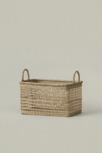 Set Of 3 <b>Rectangular</b> Seagrass <b>Basket</b> with Handles Handmade Storage <b>Basket</b> Wholesale eco-friendly Made in Viet Nam - Product Image 4
