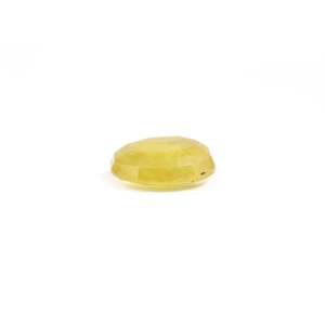 Loose 7.2 Carat Oval Cut Yellow Sapphire Gemstone for Fine Jewelry - Product Image 3