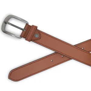 Cinturón de Cuero Vacuno Vintage y Duradero para Hombre con Hebilla de Metal Genuino, Diseño de Lujo Ajustable para Jeans - Product Image 3