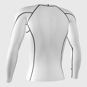 Customized Sport Athletic Workout Base T-shirt Men's Compression Quick Drying Running Gym Long Sleeves Shirt - Product Image 4