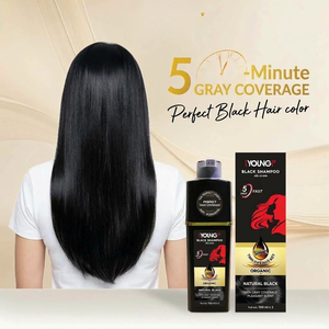 <b>Hair</b> Color <b>Shampoo</b> OEM ODM Permanent Home Use <b>Black</b> Color Quick Application - Product Image 6