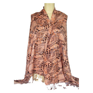 Premium Animal Print 100% Viscose Stole Shawl for Women Soft Lightweight Viscose Screen Print Butterfly <b>Scarf</b> Fashion Wrap - Product Image 1