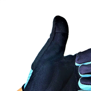 Nouveaux gants de cyclisme d'été respirants à demi-doigts en polyester pour adultes unisexes, antidérapants, absorbant les chocs, fermeture auto-agrippante - Product Image 5