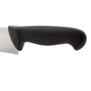 Cuchillos de Cocina Negros con Mango Antideslizante, Hoja Plateada con Punta y Protector de Dedos Curvo para Cortar Alimentos Diariamente y Preparar Comidas - Product Image 4