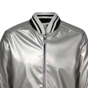 Wholesale Custom Satin <b>Jackets</b> Casual Waterproof XL Coat Oversized Bomber Outerwear Quilted Plain Dyed Satin - Product Image 4