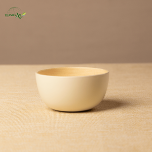 Eco-Friendly <b>Bamboo</b> Customized Salad Serving <b>Bowls</b> Disposable Handmade Lightweight Non-Toxic Classic Design Home Party Thanh Nam - Product Image 1