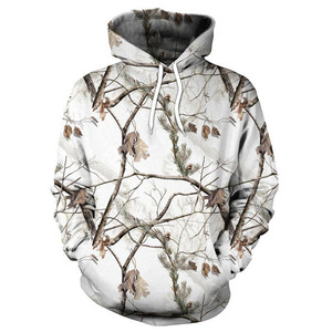 Sudadera con Capucha de Camuflaje Unisex Personalizada, Transpirable, de Secado Rápido, con Forro Polar, Sudadera Deportiva con Estampado 3D para Exteriores - Product Image 5