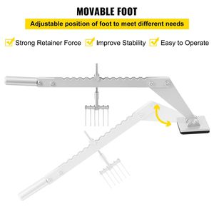 Portable Dent Pull Lever Bar 6 Claw Hook Single Leg Lifter Aluminum Alloy <b>Car</b> Body <b>Repair</b> Equipment Dent Puller for <b>Repairing</b> - Product Image 4