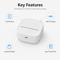 Printer Thermal Portabel 58mm Bluetooth Mini Printer Struk OEM ODM Pabrik