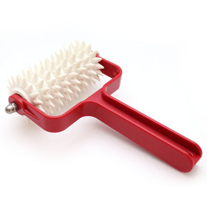 Food Grade Plastic Dough Docker Spike <b>Roller</b> 12.5cm 8 <b>Blades</b> Replaceable Sustainable Lightweight Pizza Bread Cracker Baking Tool - Product Image 1