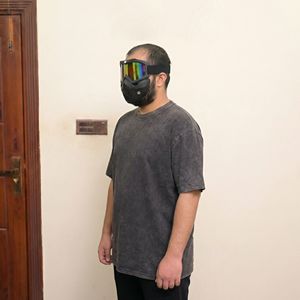 Camiseta Personalizada con Logotipo Vintage Lavada al Ácido, DTG DTF, para Hombre, de Algodón Grueso, Talla Grande, 100% Algodón - Product Image 2