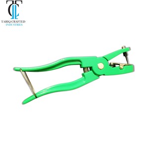 Pince à étiquettes d'oreille pour animaux vétérinaires réutilisable, outil d'identification et de marquage TARIQ CRAFTED INDUSTRIES - Product Image 1