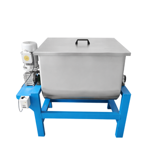 Heavy Duty Stainless Steel Horizontal Ribbon Blender Machine | Dry Powder Mixing Chemicals Food Coating 100L Capacity Induction - Product Image 1