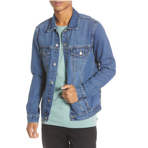 <b>Custom</b> Classic Distressed <b>Jacket</b> for Men Outwear Casual Good Fabric Fashionable Men's <b>Denim</b> <b>Jacket</b> - Product Image 3
