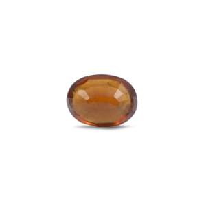 Pierre précieuse Hessonite Gomed ovale de 6,1 carats de qualité supérieure, 100% grenat naturel pour bijoux fins - Product Image 2