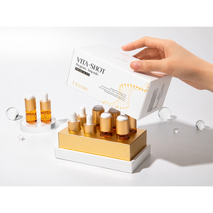 ILUTINE Ampoule Liquide Anti-rides Éclaircissante et Blanchissante à la Glycérine, Vitamine C Stabilisée et Acide Hyaluronique pour un Teint Éclatant - Product Image 1