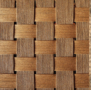 Tapis en jute tressé marron classique, offrant un charme naturel et rustique grâce à ses fibres épaisses, disponible à prix de gros. - Product Image 1
