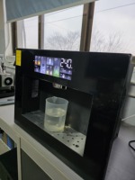 Distributeur d'eau chaude et froide intelligent encastrable, fabriqué en usine depuis 15 ans, avec filtre POU de précision 0,0001 µm pour bureau moderne