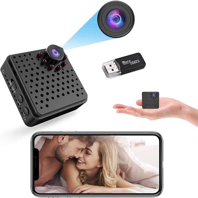 Mini Security Camera, 1080P HD WiFi Home Camera for Baby/Pet/Nanny, IP Camera Remote Viewing for Security
