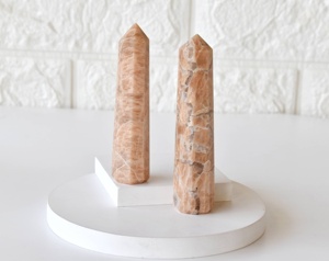 Wholesale Premium Moonstone Obelisk /Tower <b>Crystal</b> <b>Cluster</b> Gemstone Wholesale Healing Tower Point - Product Image 5