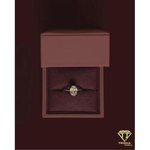 Bague de fiançailles solitaire ronde en argent sterling 925 avec diamant moissanite de luxe pour les acheteurs de bijoux en gros - Product Image 2