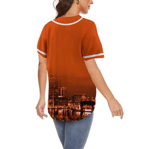 Camiseta de Béisbol Sublimada Personalizada, Uniforme Deportivo Transpirable de Poliéster para Equipos, Camiseta Deportiva Transpirable de Poliéster - Product Image 4