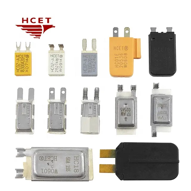 Hcet Hc02 Autoruit Lift Ruitenwisser Motor Overbelasting Thermische Beschermer Bimetaal Thermische Schakelaar Met Hoge Precisie Voor Dc Motor