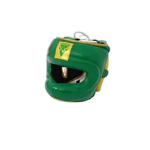 Protezione per la testa personalizzata con copricapo da boxe realizzato in OEM di alta qualità protezione MMA casco Sparring da combattimento con protezione per le guance