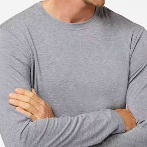 T-shirt à manches longues 100% coton Coupe classique pour homme Tissu respirant Idéal pour toutes les saisons - Product Image 6