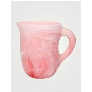 Carafe en résine artisanale de luxe écologique, design classique, poignée, non toxique, passe au micro-ondes, pichet décoratif pour servir dans la cuisine - Product Image 2