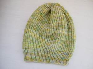 Gorro de punto jacquard tie-dye de invierno, estilo calavera, holgado, con dobladillo, impermeable, 100% lana, estilo urbano. - Product Image 3