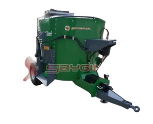 เครื่องผสมอาหาร3m3-Trailed-Tractor ระบบไฮดรอลิกแบบ PTO drived-Back Loader-รับประกัน1ปี - Product Image 2