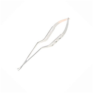 Ciseaux micro-chirurgicaux Yasargil en acier inoxydable de haute qualité, lames angulées, pointe incurvée, outil chirurgical clinique, manuel, certifié CE - Product Image 2