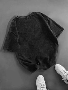 Camiseta Unisex al por Mayor OEM, Estilo Vintage, Tallas Grandes, Diseño Gráfico Personalizado con su Logotipo - Product Image 5