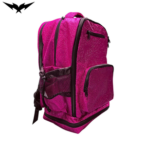 Top Quality Durable Glitter Cheer Backpack Cheerleading Unisex Zipper Closure Student Bag Sparkly Cheerleading Girl Team - Product Image 5