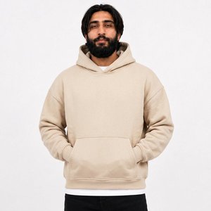 Custom Oversized <b>Pullover</b> <b>Mens</b> Hoodie Manufacturer Cotton Fleece Streetwear Private Label Supply US Buyers - Product Image 3