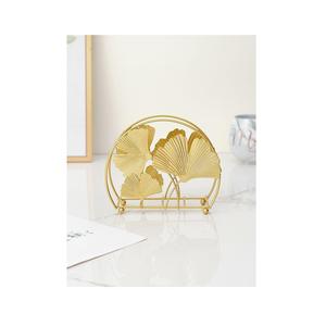 Porte-serviettes, doré, idéal pour la décoration de restaurant, artisanat métallique, vente en gros - Product Image 4