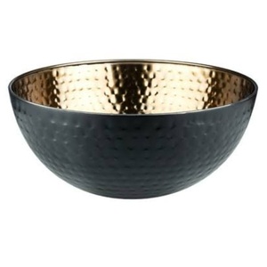 Shiny Polished Custom Shape Food Storage Fruit <b>Bowl</b> Handmade Decorative Food Dessert Serving Metal <b>Deep</b> Serving <b>Bowl</b> - Product Image 2