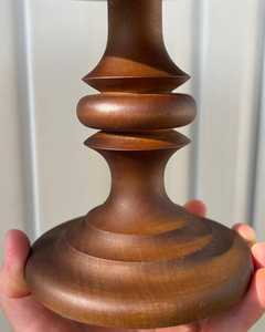 Base Redonda de Madera Sólida para Exhibir Pasteles, Elegante Pedestal para Servir Repostería para el Hogar, Cocina, Cafetería y Panadería - Product Image 2