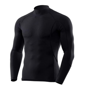 Conception personnalisée, meilleure fabrication, prix de gros, service OEM, nouvelle arrivée, anti-bactérien, vêtements de sport pour hommes, respirant, rashguard. - Product Image 6