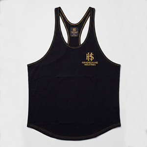 เสื้อกล้ามออกกำลังกายผู้ชาย HANDSCHUHE INDUSTRIES ผ้าสแปนเด็กซ์/คอตตอน ระบายอากาศได้ดี สำหรับเพาะกาย ฟิตเนส และการออกกำลังกาย สามารถสั่งทำได้ - Product Image 1