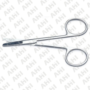 Ciseaux à suture chirurgicaux AHI en acier inoxydable de haute qualité, instrument manuel certifié CE, réutilisables pour la suture tissulaire - Product Image 2