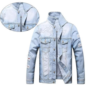 Refined Men Jeans Jacket Comfortable Cotton Jeans Fabric Relaxed Fit Everyday Outerwear Fashion Style Trend Men Jeans Jacket - Product Image 5