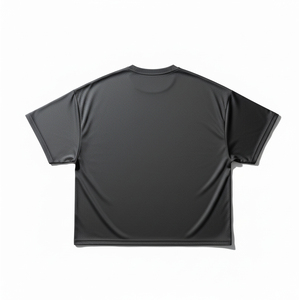 เสื้อยืดทรงบ็อกซี่ผู้ชายรุ่นใหม่ ผ้าคอตตอนหนา ทรงหลวมไหล่ตก สไตล์สตรีทแวร์ พิมพ์โลโก้แบรนด์ตามสั่ง เสื้อเปล่าไซส์ใหญ่ - Product Image 4