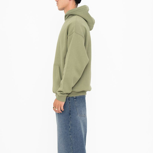 Sweat à capuche en molleton de coton pour homme, manches longues, vêtement d'hiver tendance, grandes tailles, pour garçons, avec broderie - Product Image 6
