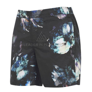 กางเกงขาสั้นผู้ชายทรงหลวม เอวยางยืดปานกลาง สีพื้น ขนาดสั่งทำ แห้งเร็ว ระบายอากาศได้ดี ผลิตจากโพลีเอสเตอร์ 100% รับผลิตแบบซับลิเมชั่น ขายส่ง บริการ OEM - Product Image 3